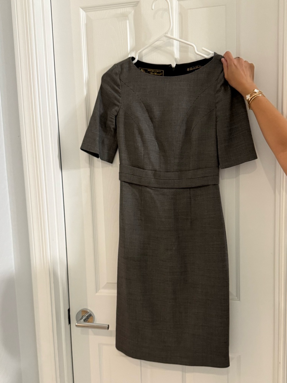 Brooks brothers Loro piana wool sheath dress
